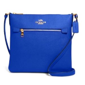 ***SOLD***New Authentic Coach Leather Rowan Crossbody